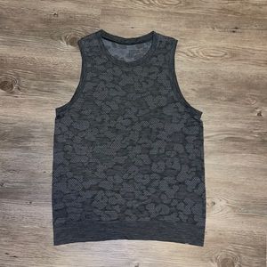 lulu black and gray tank